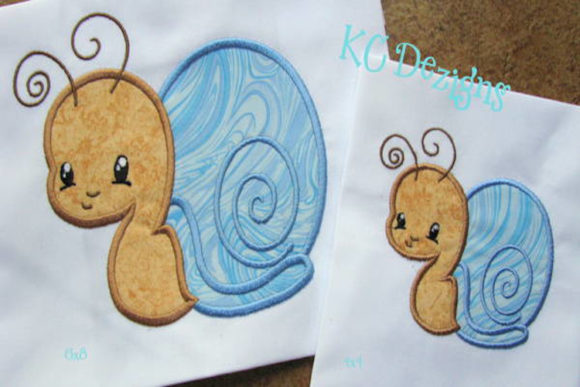 Adorable Baby Bug Snail for Charming Embroidery