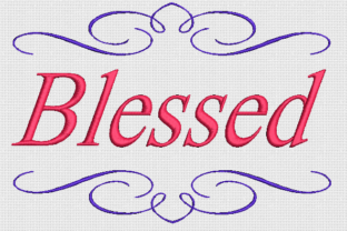 Blessed: A Graceful Addition to Your Embroidery Projects