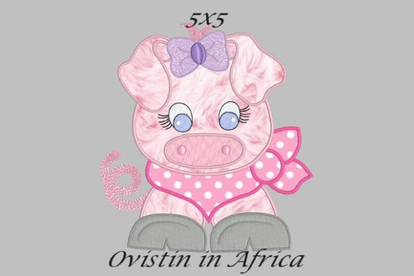 Charming Cool Baby Piglet Small Design