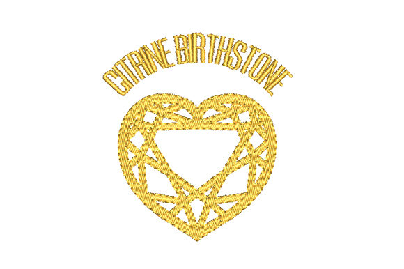 Citrine Birthstone Faceted Heart Review