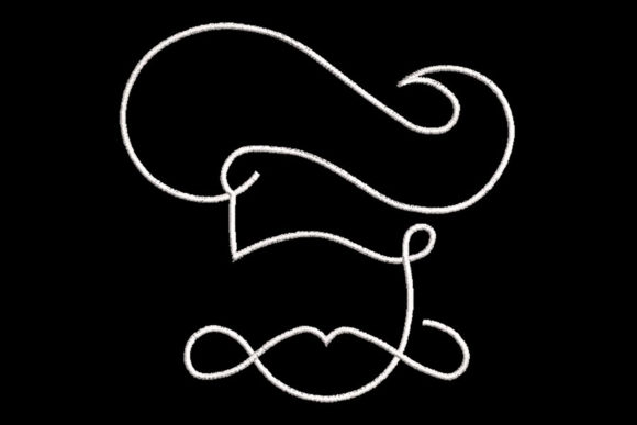 Minimalistic One Line Chef: A Charming Embroidery Design