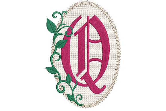 Olde English Monogram Letter Q: A Classic Touch