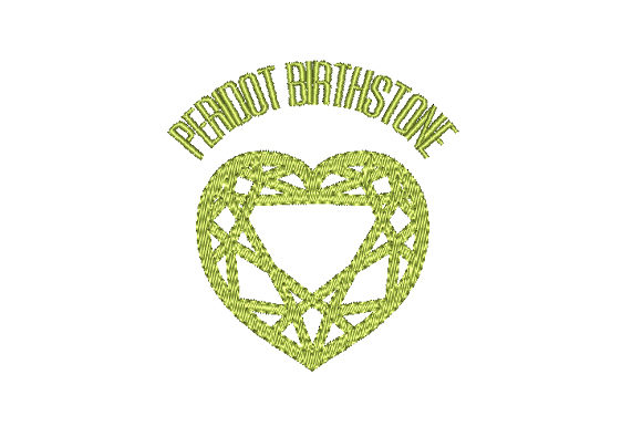 Peridot Birthstone Faceted Heart Design Review